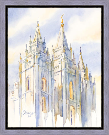 Salt Lake Temple Eternal Promises Gallery Wrap