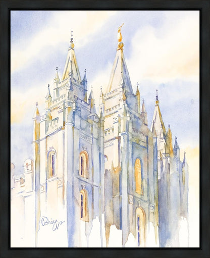 Salt Lake Temple Eternal Promises Gallery Wrap
