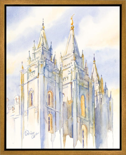 Salt Lake Temple Eternal Promises Gallery Wrap