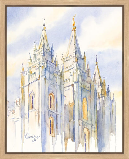 Salt Lake Temple Eternal Promises Gallery Wrap