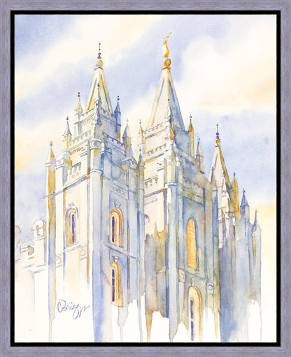 Salt Lake Temple Eternal Promises Gallery Wrap