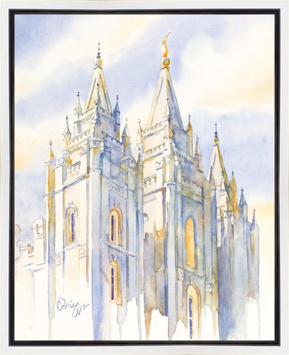 Salt Lake Temple Eternal Promises Gallery Wrap