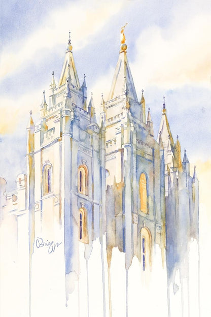 Salt Lake Temple Eternal Promises Gallery Wrap