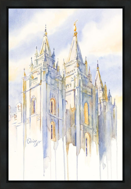 Salt Lake Temple Eternal Promises Gallery Wrap