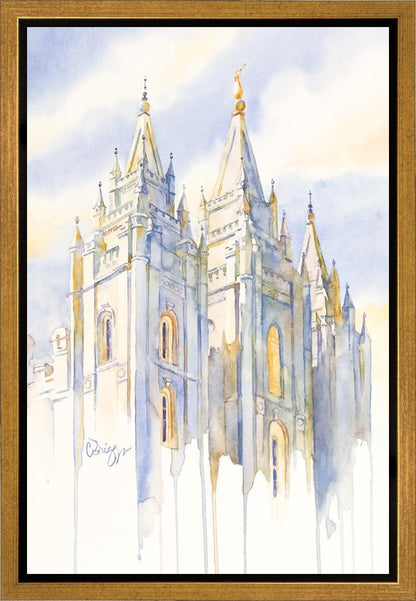Salt Lake Temple Eternal Promises Gallery Wrap