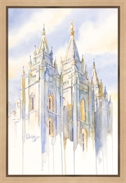 Salt Lake Temple Eternal Promises Gallery Wrap