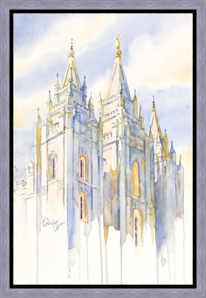 Salt Lake Temple Eternal Promises Gallery Wrap