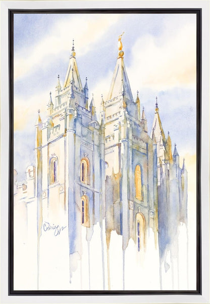 Salt Lake Temple Eternal Promises Gallery Wrap