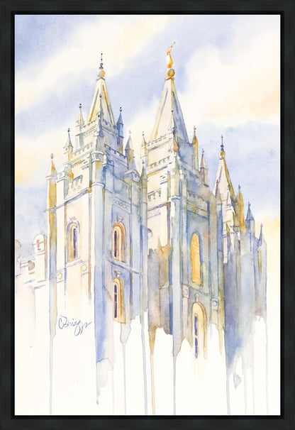 Salt Lake Temple Eternal Promises Gallery Wrap