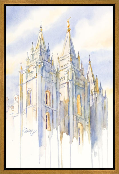 Salt Lake Temple Eternal Promises Gallery Wrap