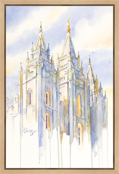 Salt Lake Temple Eternal Promises Gallery Wrap