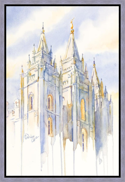 Salt Lake Temple Eternal Promises Gallery Wrap