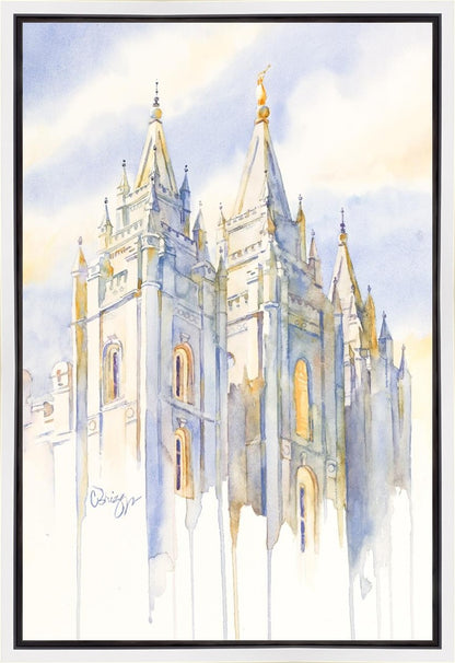 Salt Lake Temple Eternal Promises Gallery Wrap