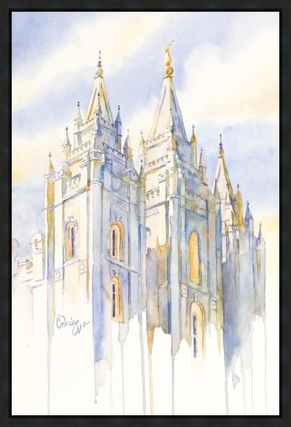 Salt Lake Temple Eternal Promises Gallery Wrap