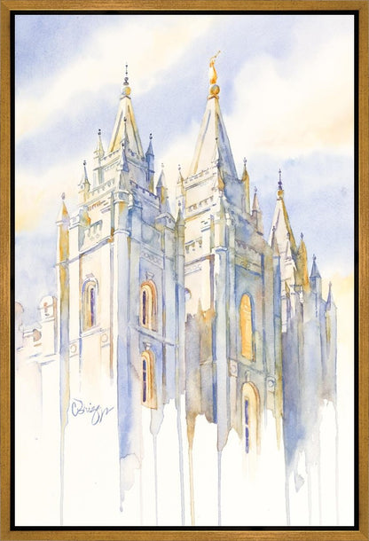 Salt Lake Temple Eternal Promises Gallery Wrap