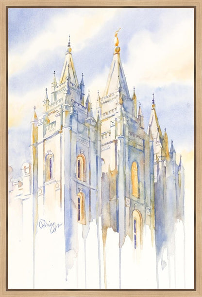 Salt Lake Temple Eternal Promises Gallery Wrap