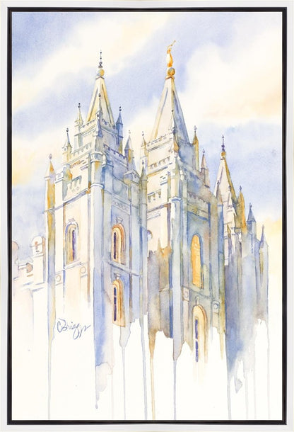Salt Lake Temple Eternal Promises Gallery Wrap