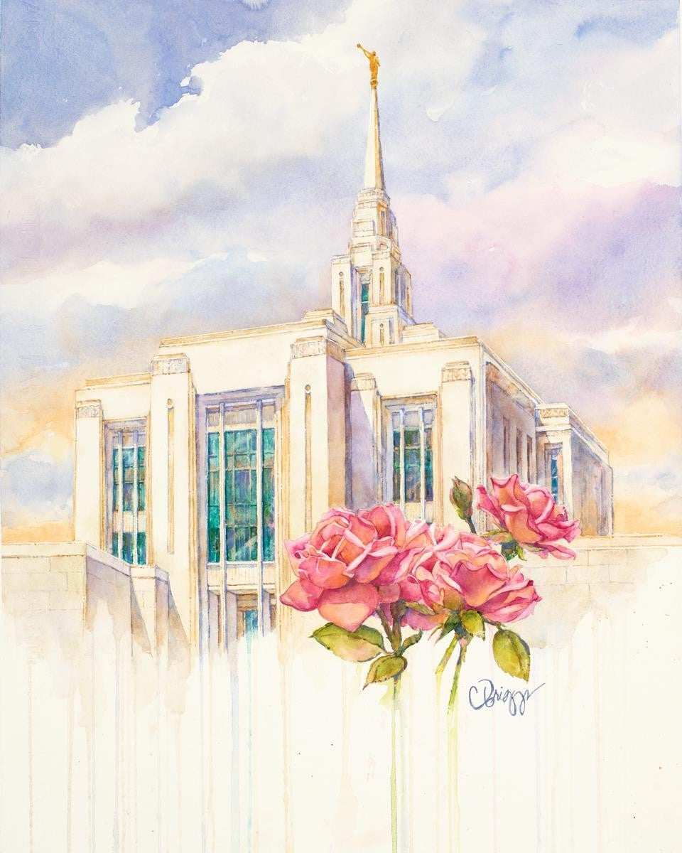 Eternal Promise Ogden Temple Gallery Wrap