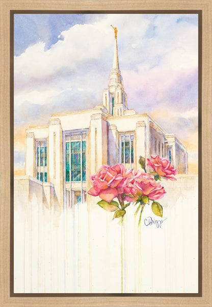 Eternal Promise Ogden Temple Gallery Wrap