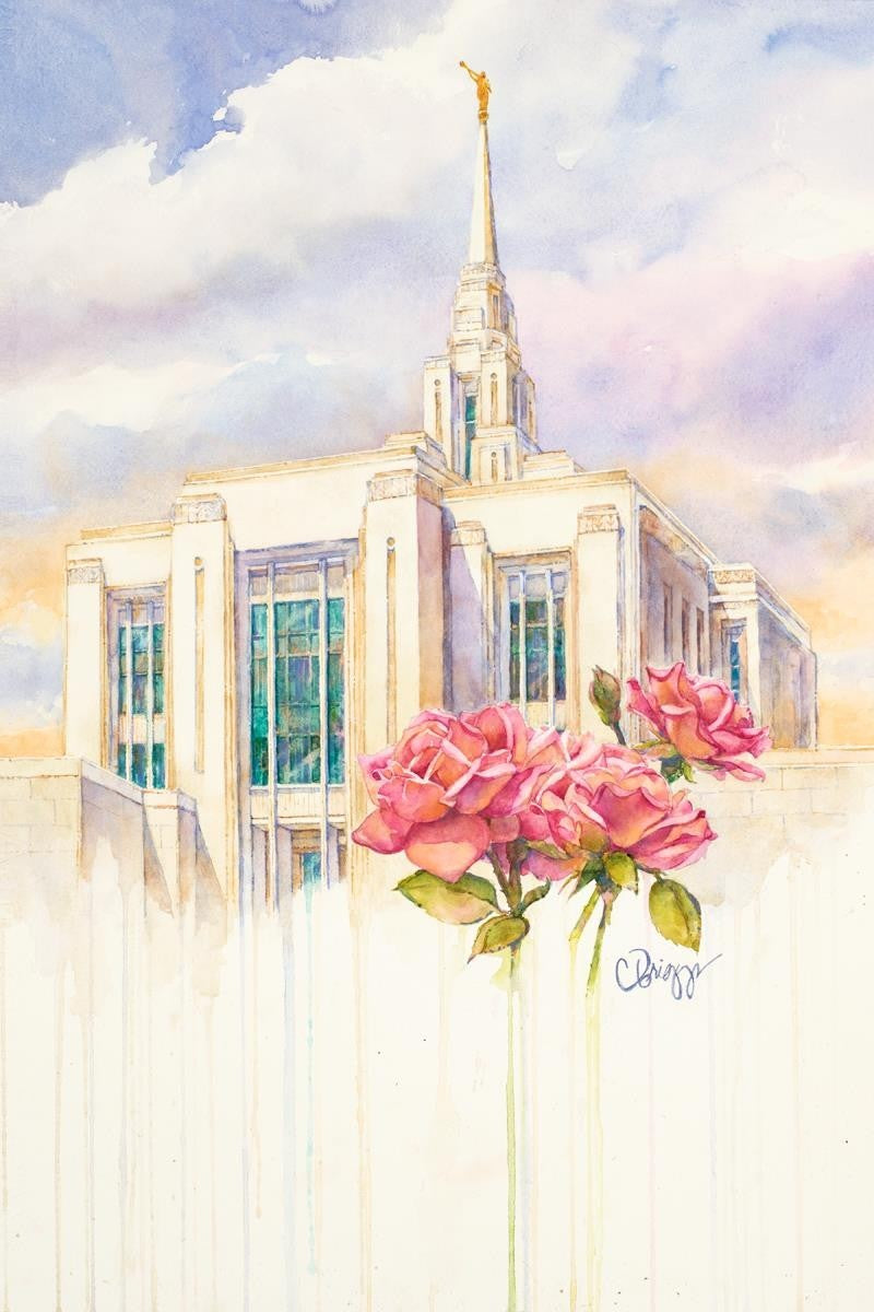 Eternal Promise Ogden Temple Gallery Wrap