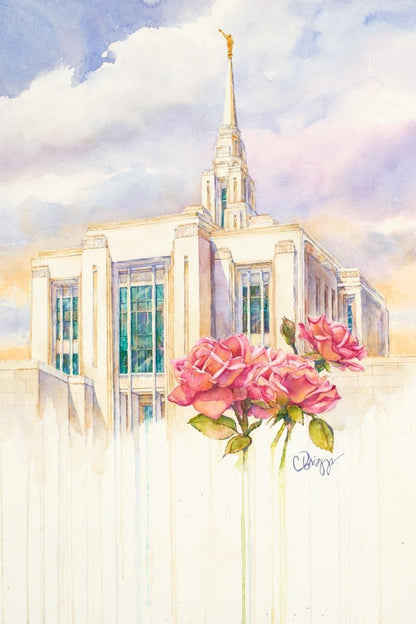 Eternal Promise Ogden Temple Gallery Wrap