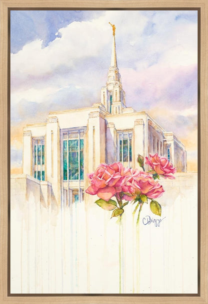 Eternal Promise Ogden Temple Gallery Wrap