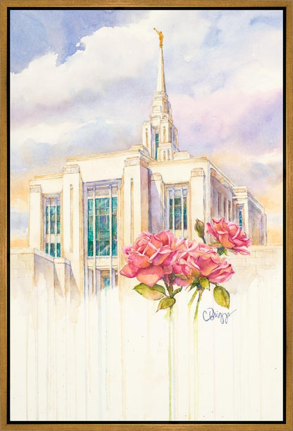 Eternal Promise Ogden Temple Gallery Wrap