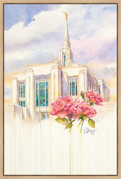 Eternal Promise Ogden Temple Gallery Wrap