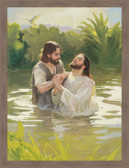 Baptism of The Savior Large Wall Art