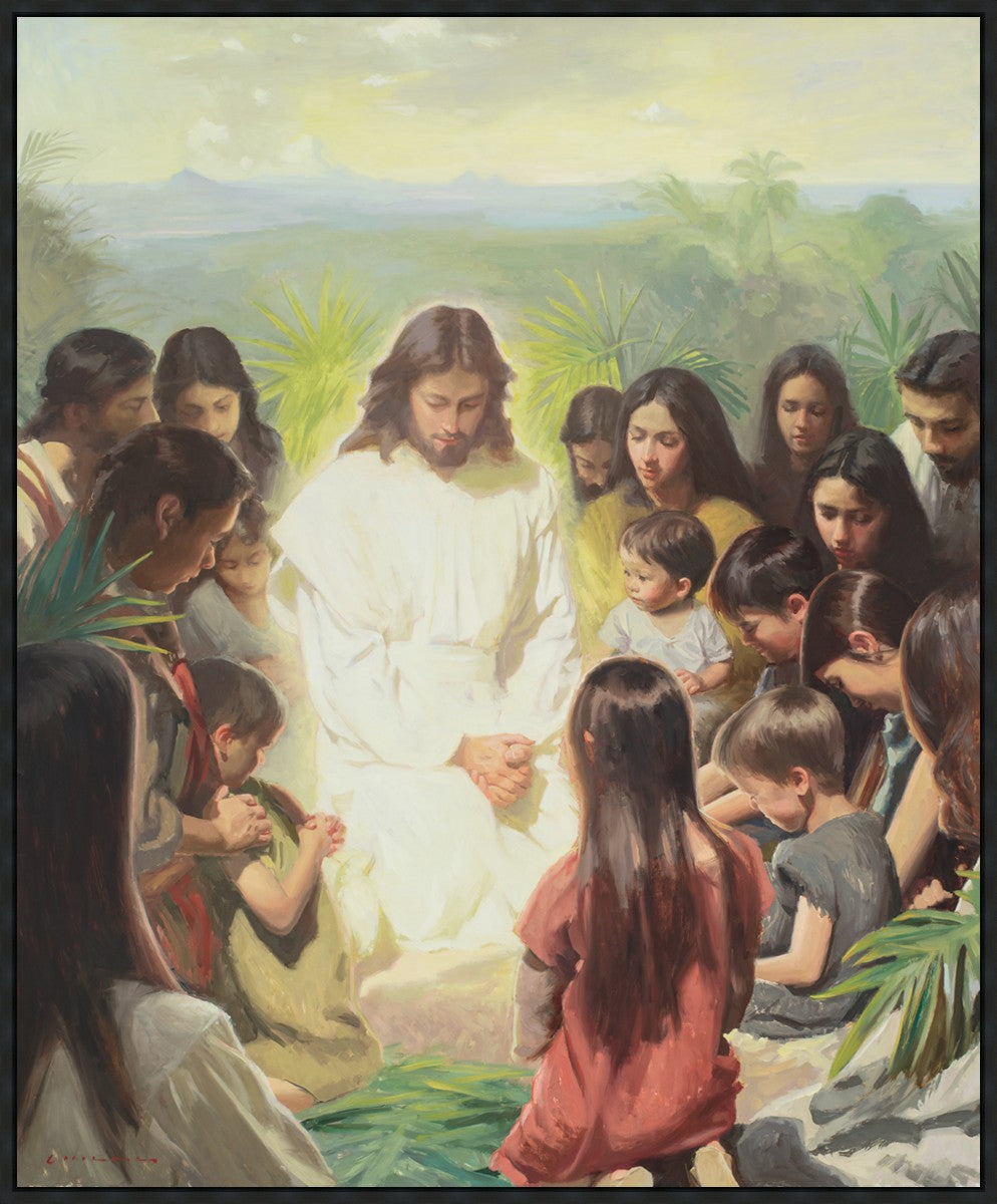The Things That He Prayed Cannot Be Written Large Wall Art Gallery Wrap