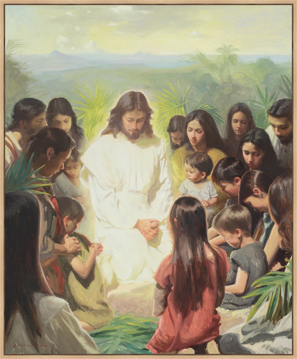 The Things That He Prayed Cannot Be Written Large Wall Art Gallery Wrap