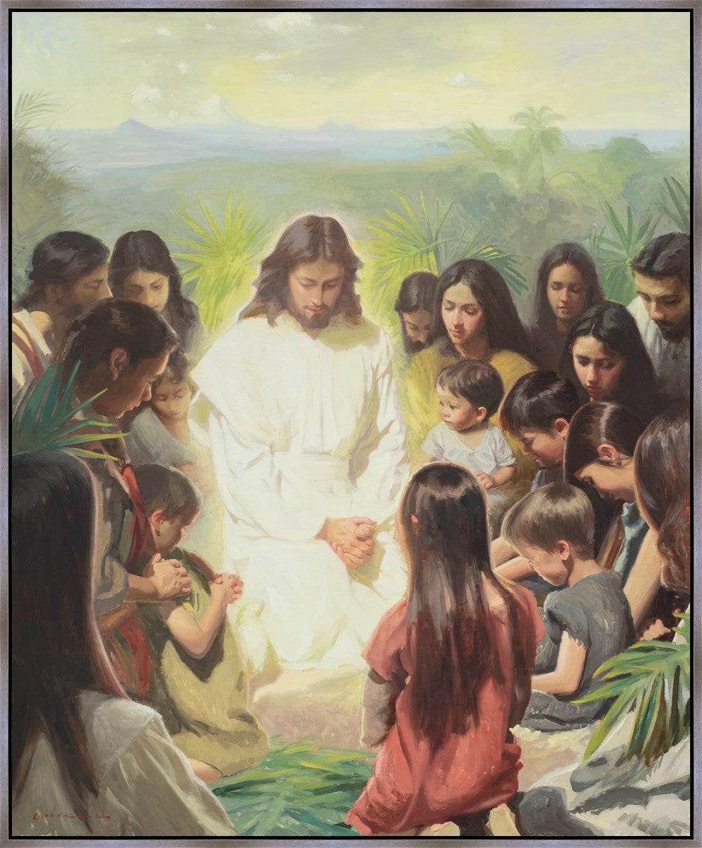 The Things That He Prayed Cannot Be Written Large Wall Art Gallery Wrap