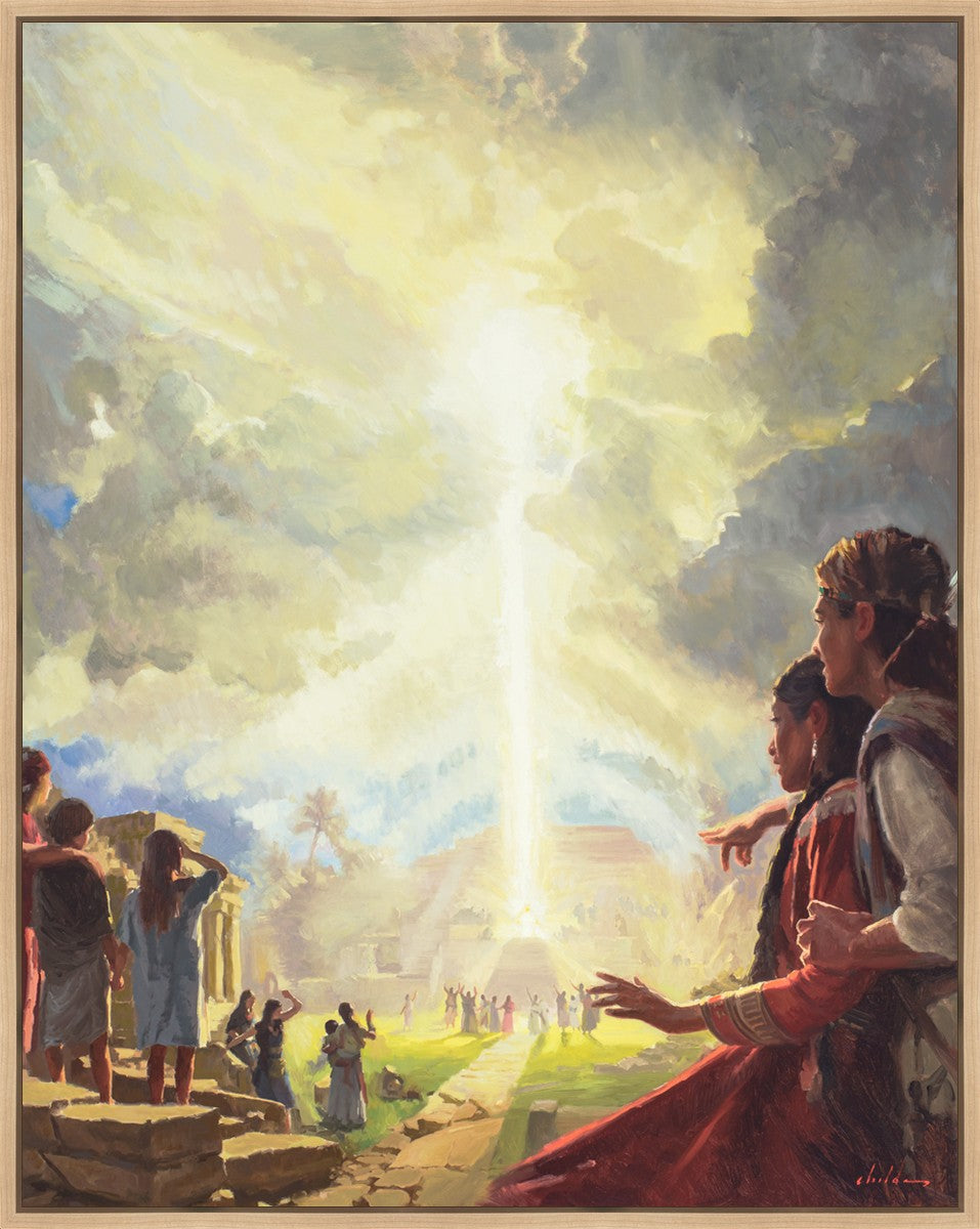 I Am The Light of The World  Large Wall Art Gallery Wrap
