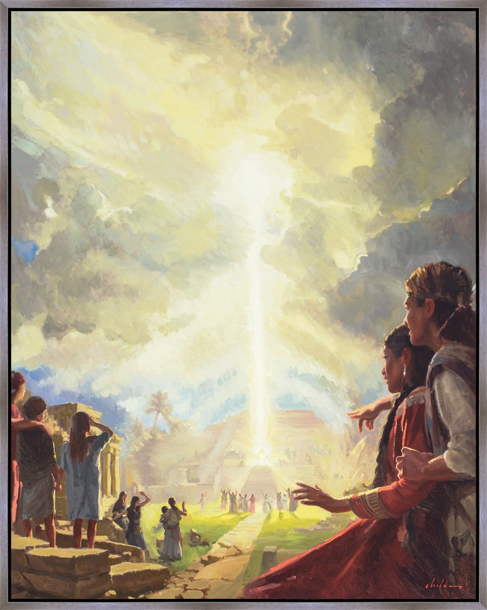 I Am The Light of The World  Large Wall Art Gallery Wrap