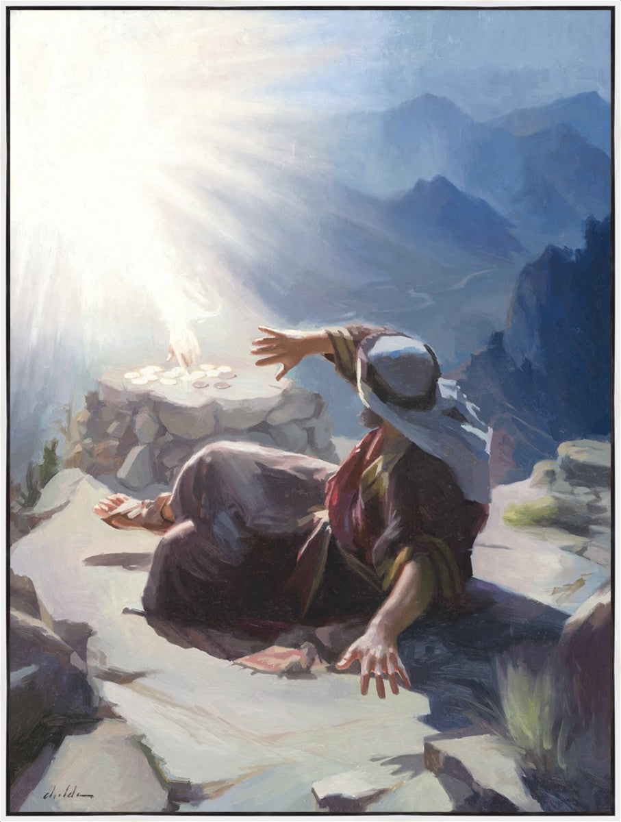 Because of Thy Faith Thou Hast Seen Large Wall Art Gallery Wrap