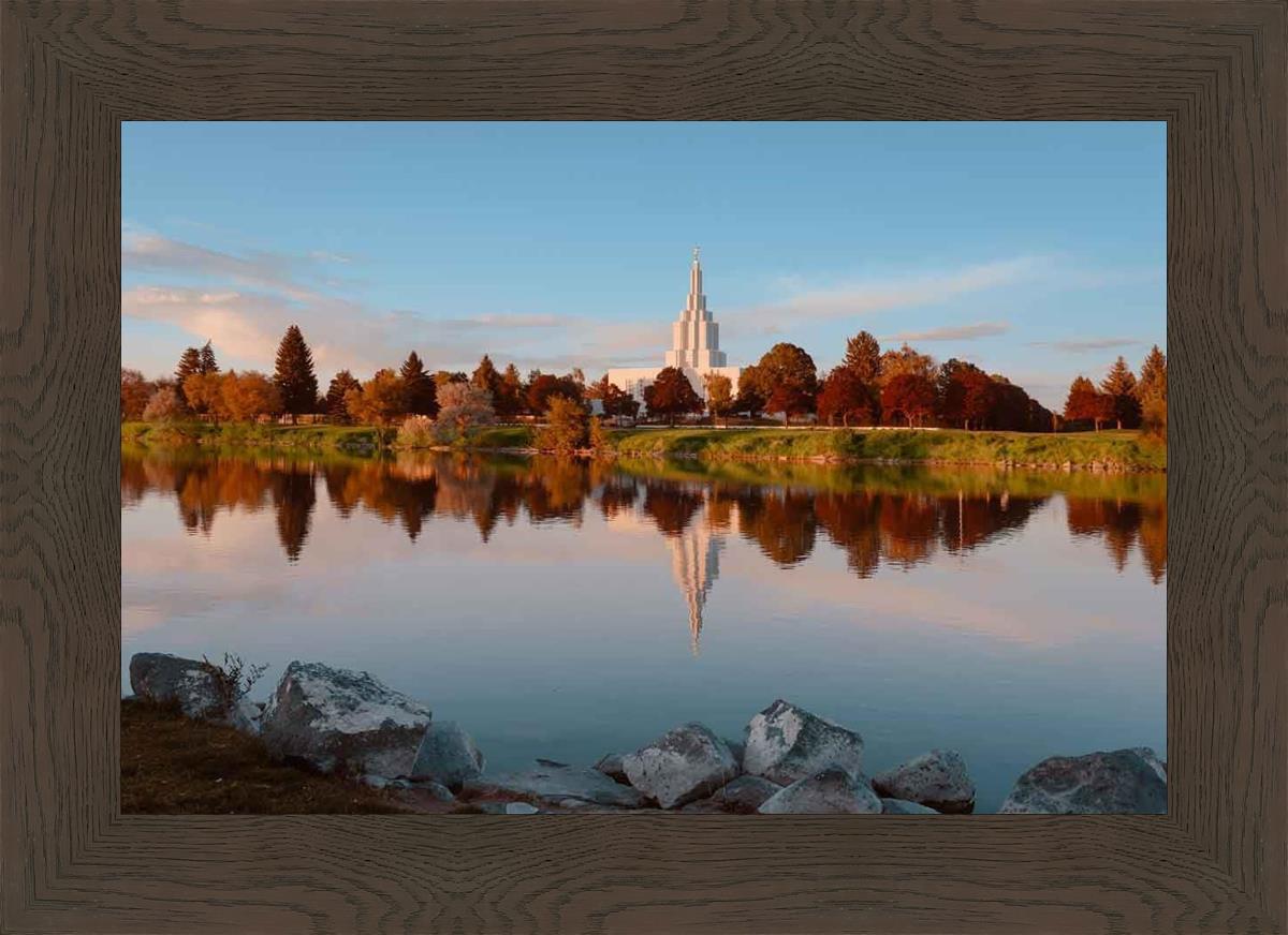Idaho Falls Sunset on the River