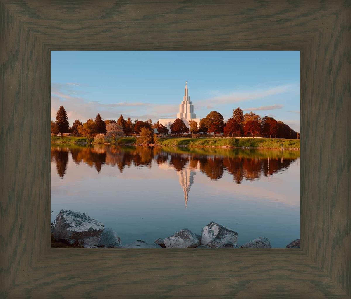Idaho Falls Sunset on the River