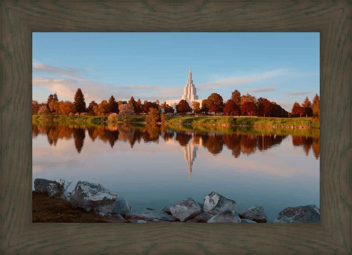 Idaho Falls Sunset on the River