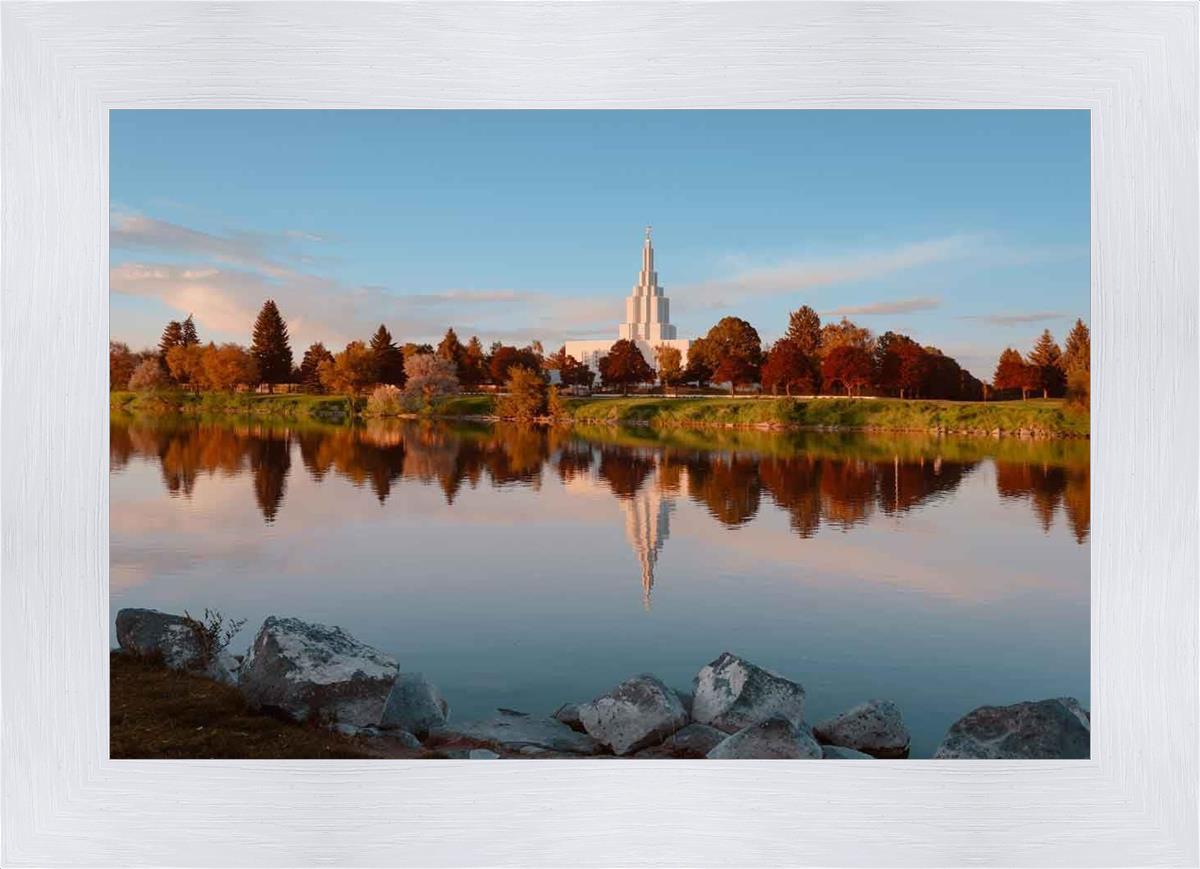 Idaho Falls Sunset on the River