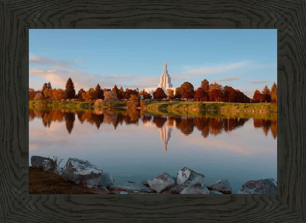 Idaho Falls Sunset on the River