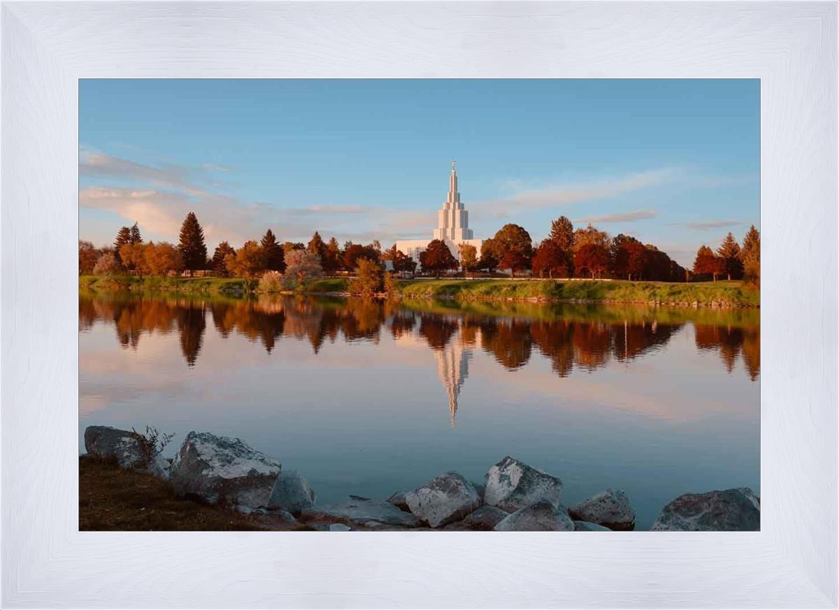 Idaho Falls Sunset on the River