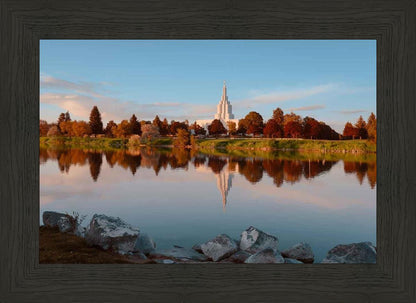 Idaho Falls Sunset on the River