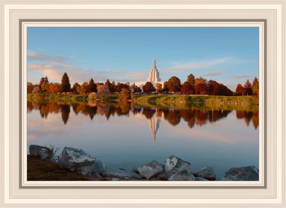 Idaho Falls Sunset on the River