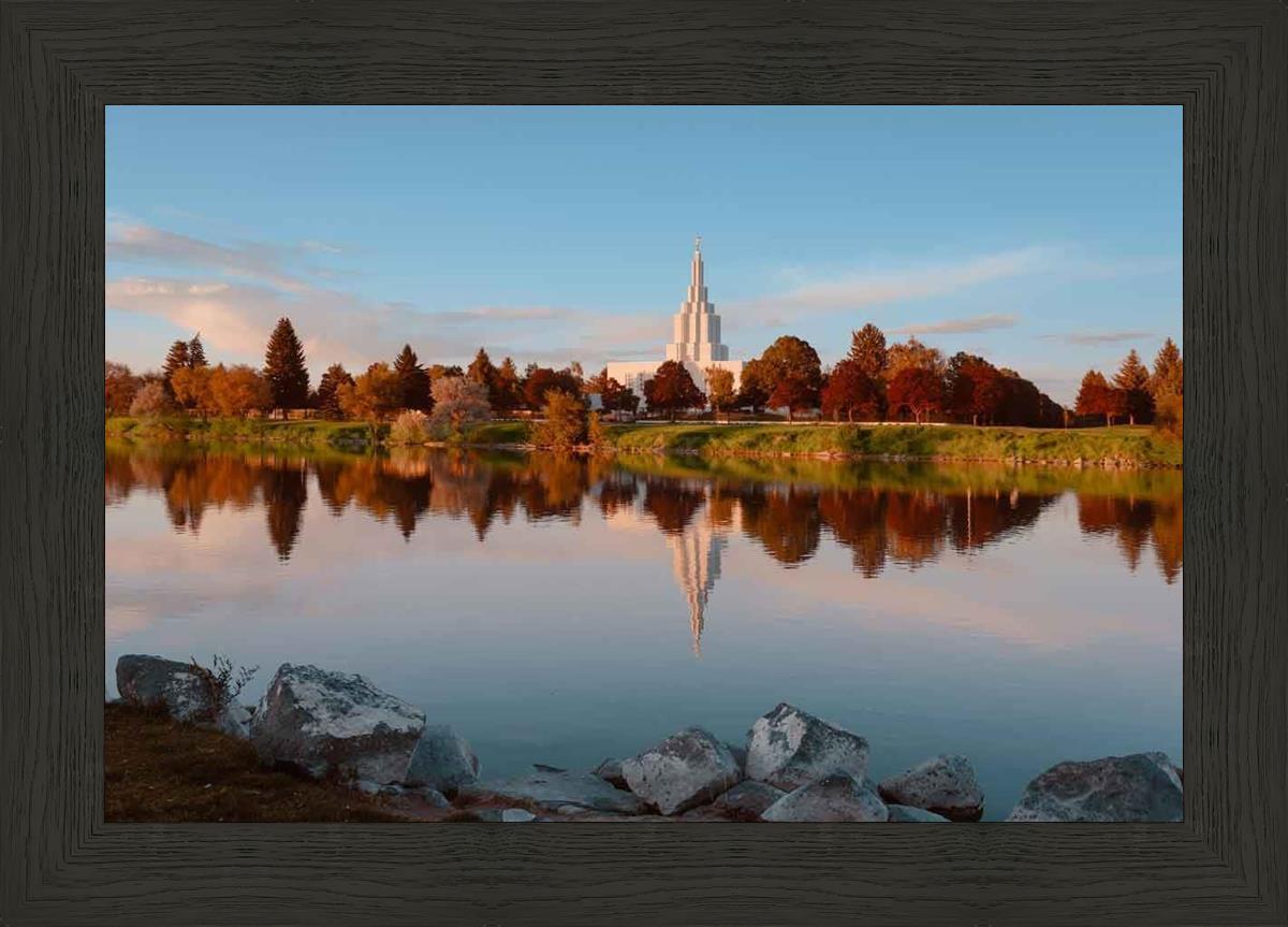 Idaho Falls Sunset on the River