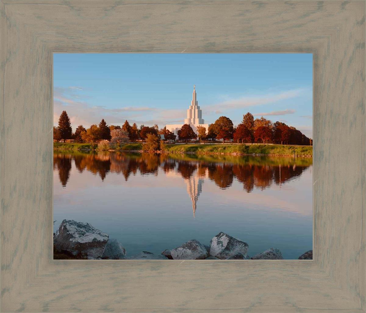 Idaho Falls Sunset on the River