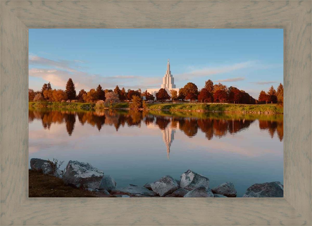 Idaho Falls Sunset on the River
