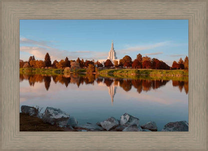 Idaho Falls Sunset on the River