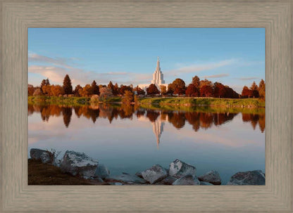 Idaho Falls Sunset on the River