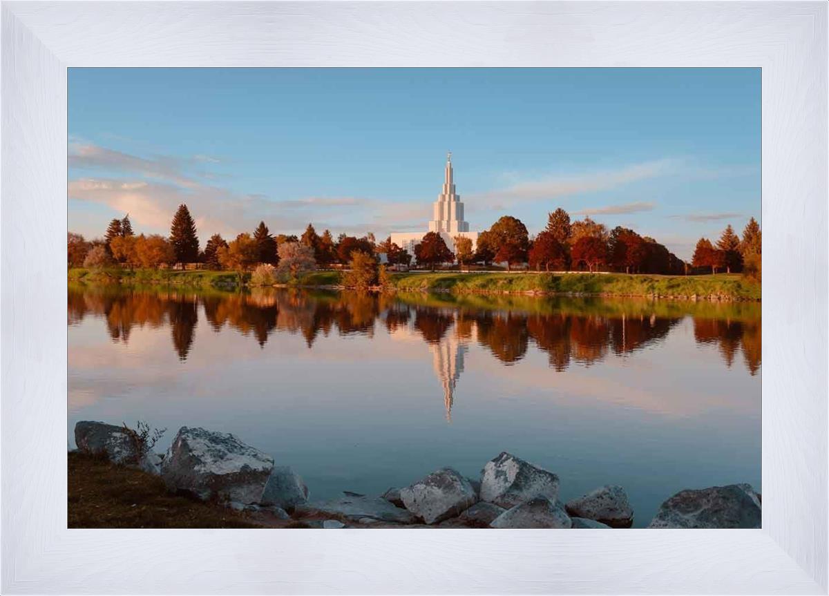 Idaho Falls Sunset on the River