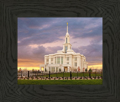 Payson Temple Storm Breaks